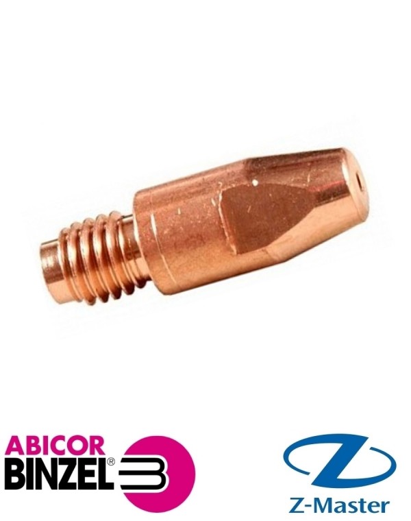 Контактный токосъёмник сварочной горелки E-Cu M8 /2,4 /D=10,0 /30 Abicor Binzel 140.0677