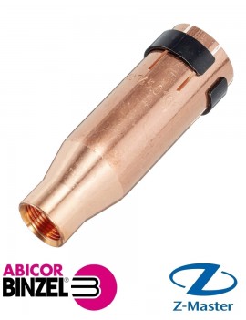 Сопло газовое для сварочной горелки MIG/MAG коническое, форма бутылки D 12/75 Abicor Binzel