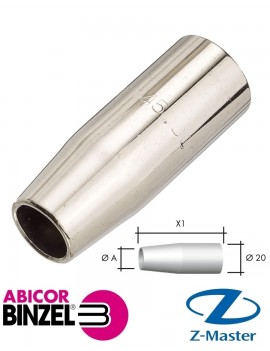 Газовое сопло коническое D 12/52 Abicor Binzel 145.D001