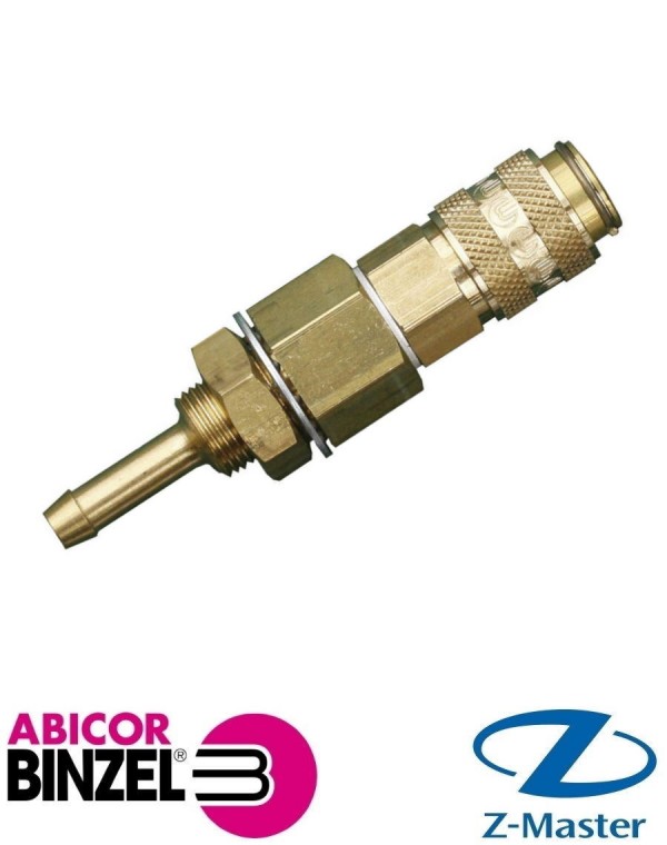 Быстроразъемное соединение д 5 с резьбовой насадкой д 6 мм Abicor Binzel