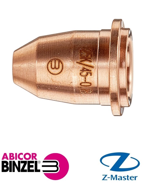 Сопло 0,8 ABICUT 25K/45 Abicor Binzel (Абикор Бинцель)