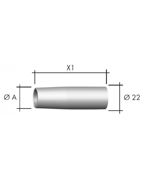 Сопло круто-коническое D 14/67 Abicor Binzel 145.D191